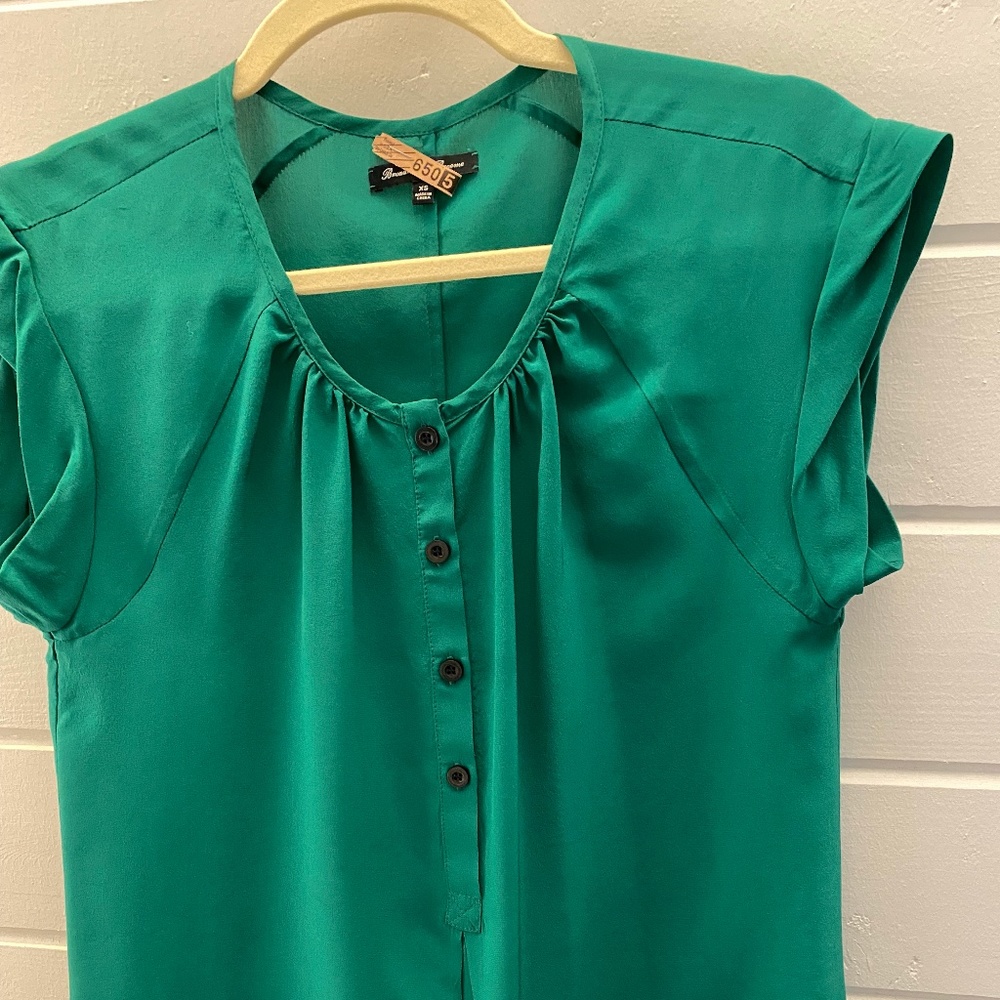 Broadway & Broome Silk Top